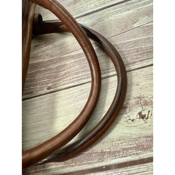 Kooba Leather Women's Handbag with Gun Metal Embellishments Kooba Kendal Brown - Picture 11 of 16